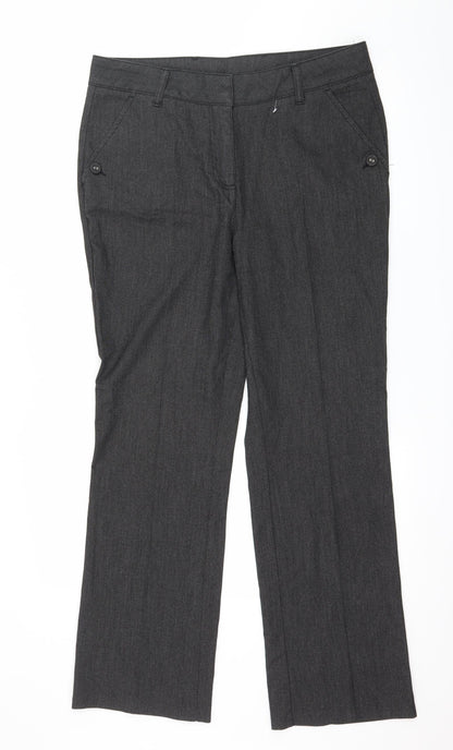 Womens UK Size 14 Maine Regular Fit  Grey Trousers
