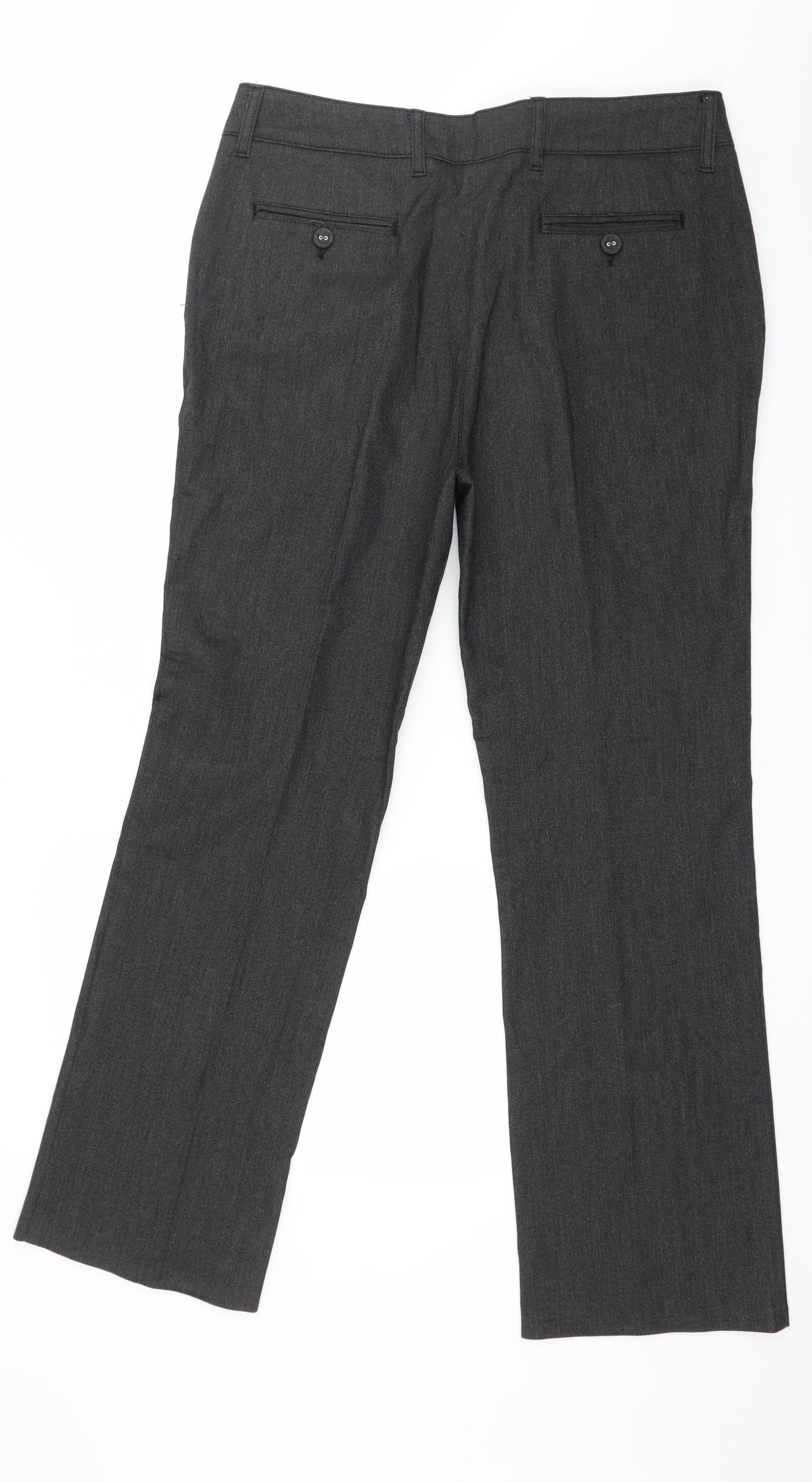Womens UK Size 14 Maine Regular Fit  Grey Trousers