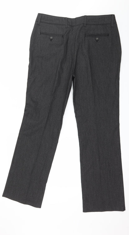 Womens UK Size 14 Maine Regular Fit  Grey Trousers