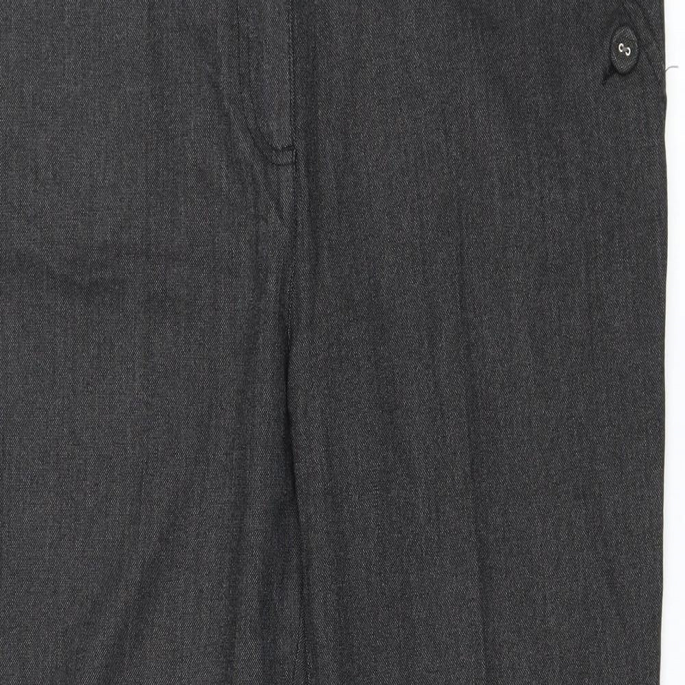 Womens UK Size 14 Maine Regular Fit  Grey Trousers