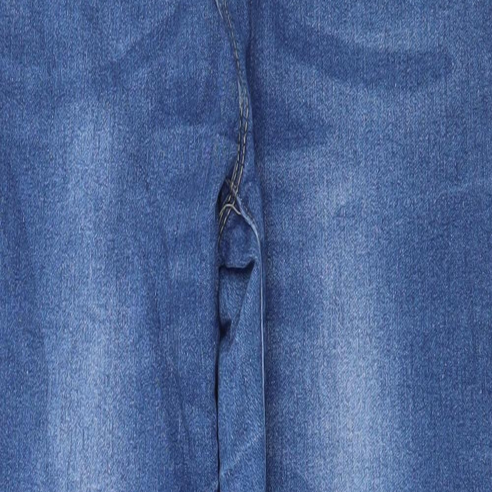 Denim & Co. Womens Blue  Denim Skinny Jeans Size 10 L25 in