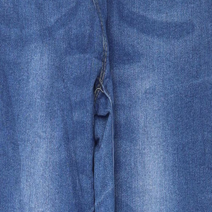 Denim & Co. Womens Blue  Denim Skinny Jeans Size 10 L25 in