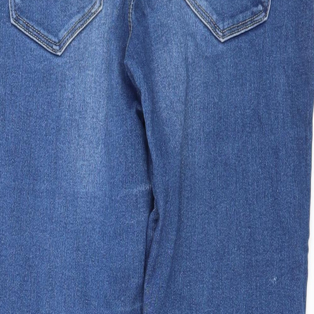 Denim & Co. Womens Blue  Denim Skinny Jeans Size 10 L25 in