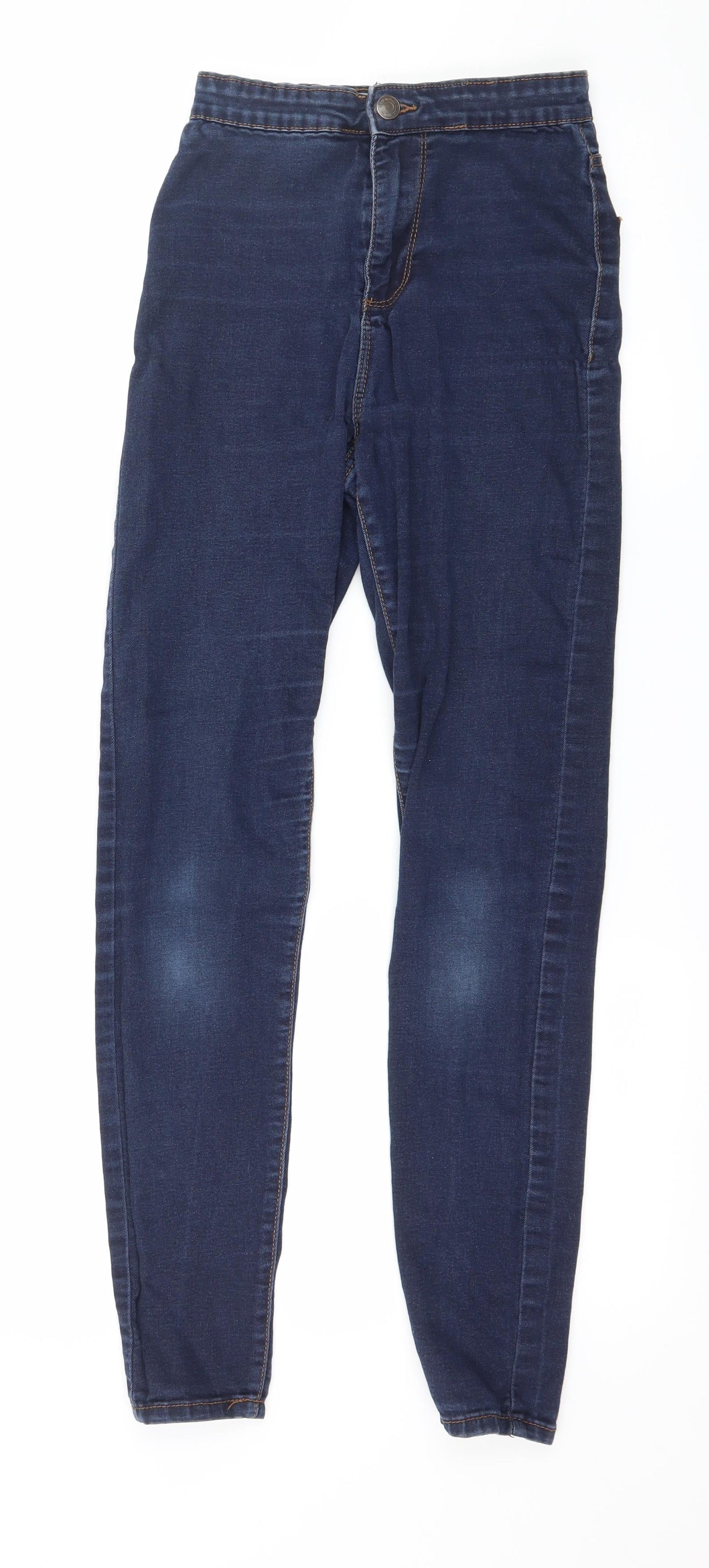 Denim & Co. Womens Blue  Denim Skinny Jeans Size 8 L27 in