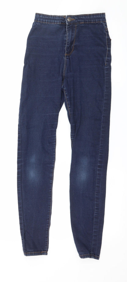 Denim & Co. Womens Blue  Denim Skinny Jeans Size 8 L27 in