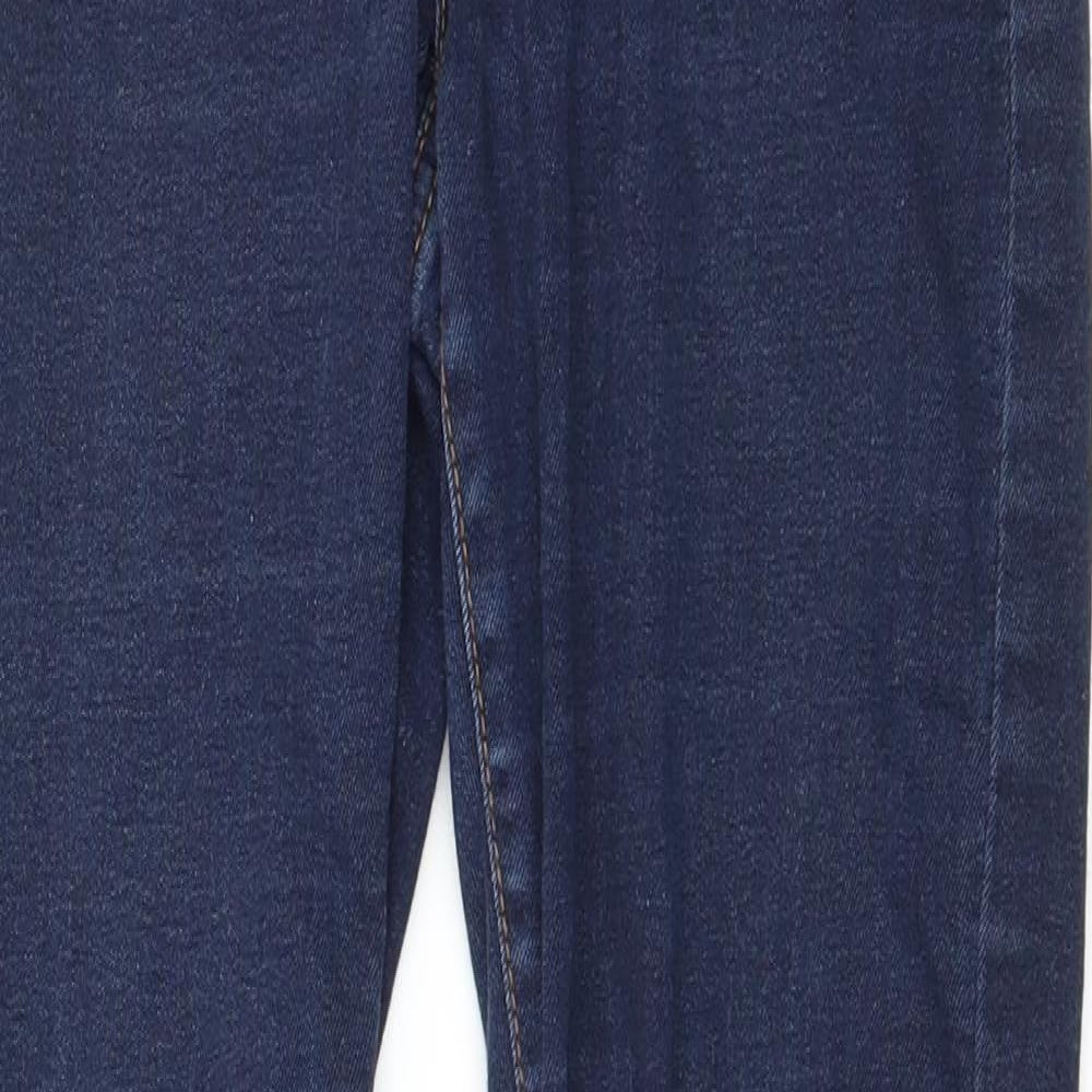 Denim & Co. Womens Blue  Denim Skinny Jeans Size 8 L27 in