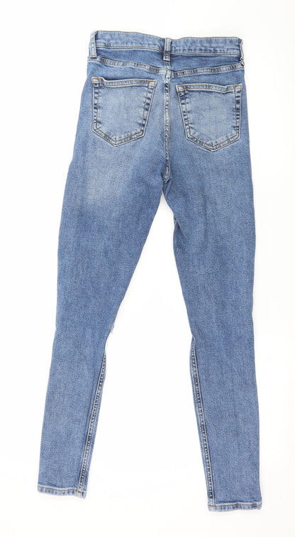 Topshop Womens Black  Denim Skinny Jeans Size 26 in L27 in