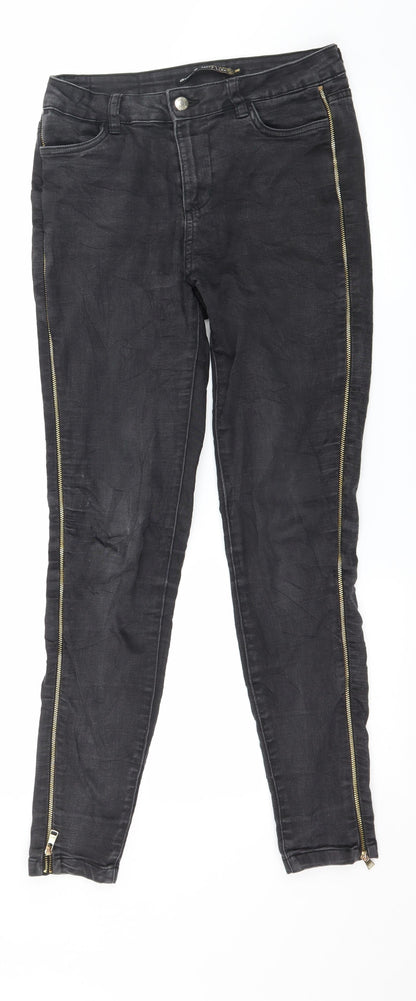 Diverse Womens Black  Denim Skinny Jeans Size 8 L28 in
