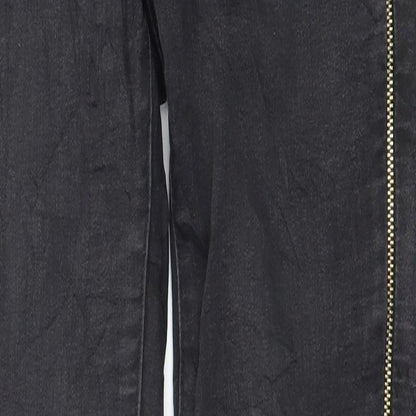 Diverse Womens Black  Denim Skinny Jeans Size 8 L28 in