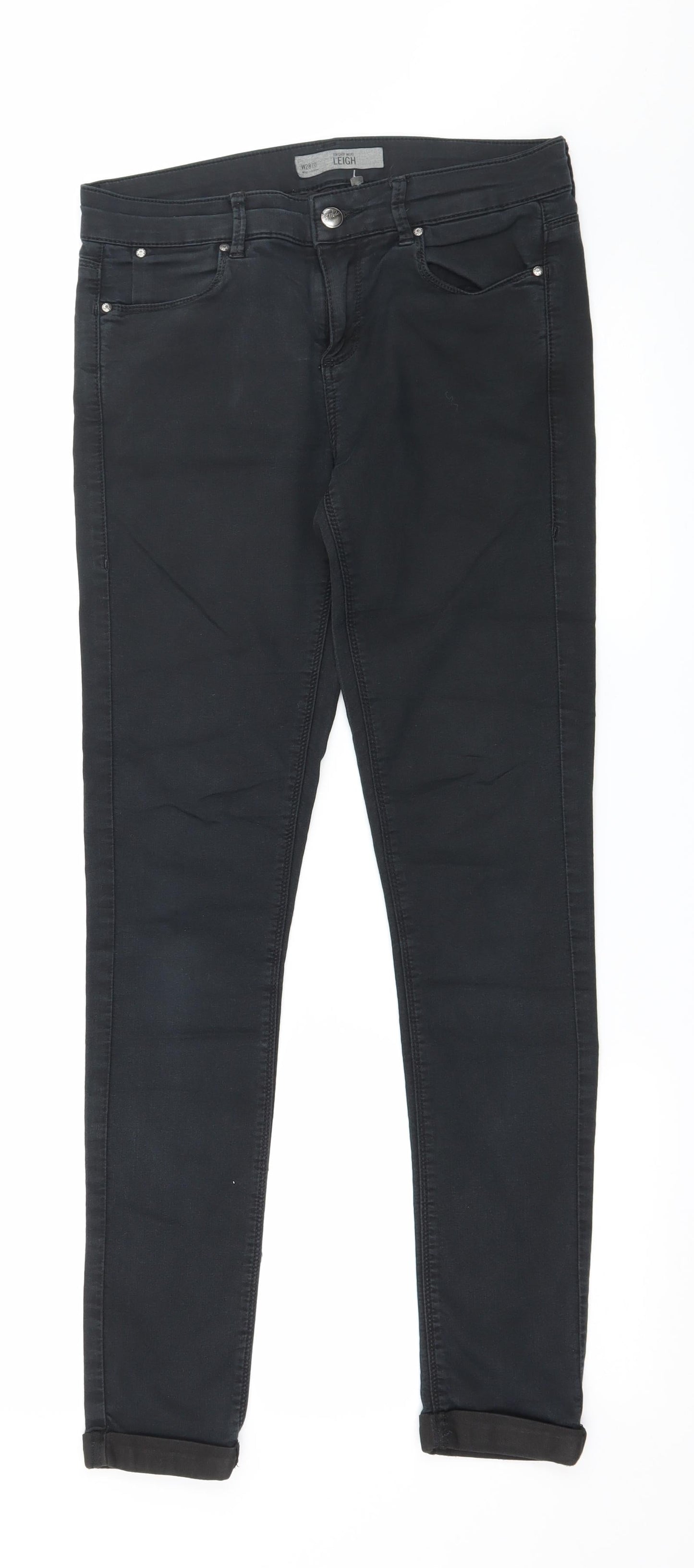 Womens UK Size 28 in Topshop Regular Fit Skinny Black Jeans
