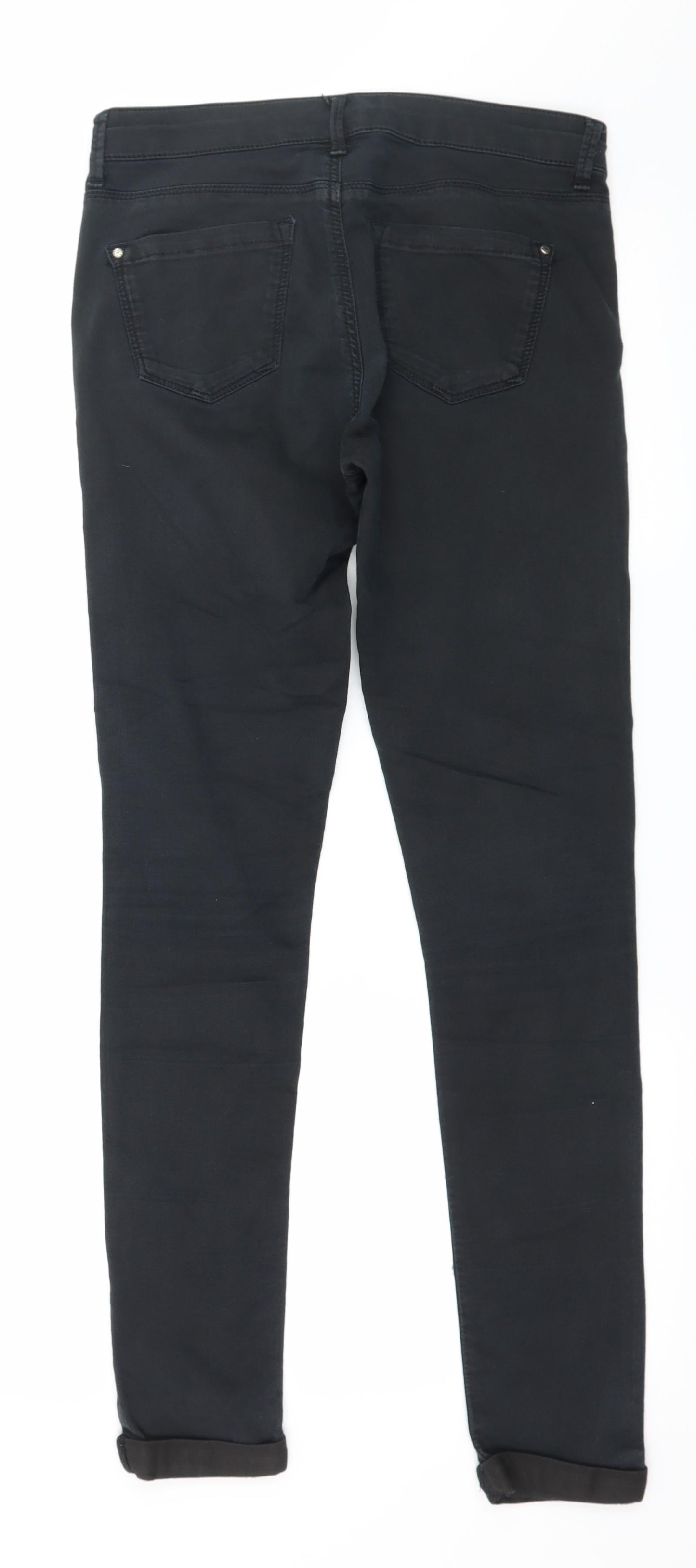 Womens UK Size 28 in Topshop Regular Fit Skinny Black Jeans