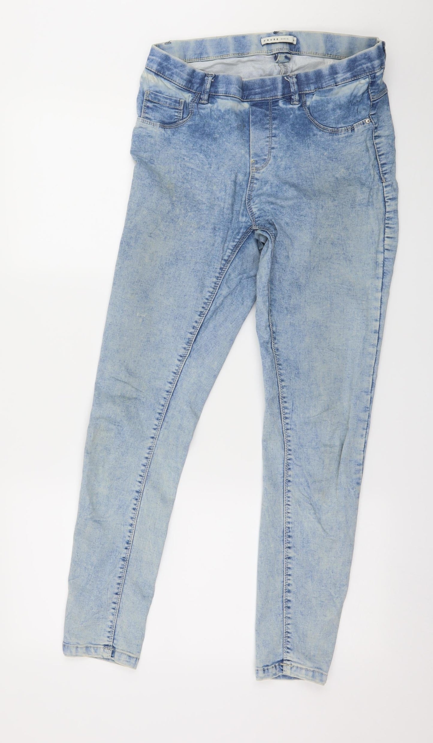 Womens UK Size 10 House Regular Fit Jegging Blue Jeans
