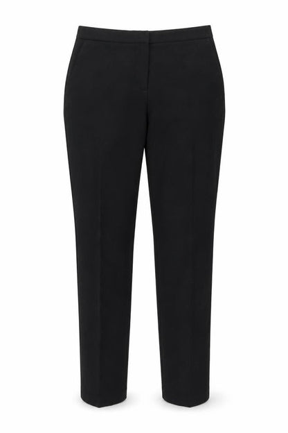Womens UK Size 8 Papaya Regular Fit  Black Trousers