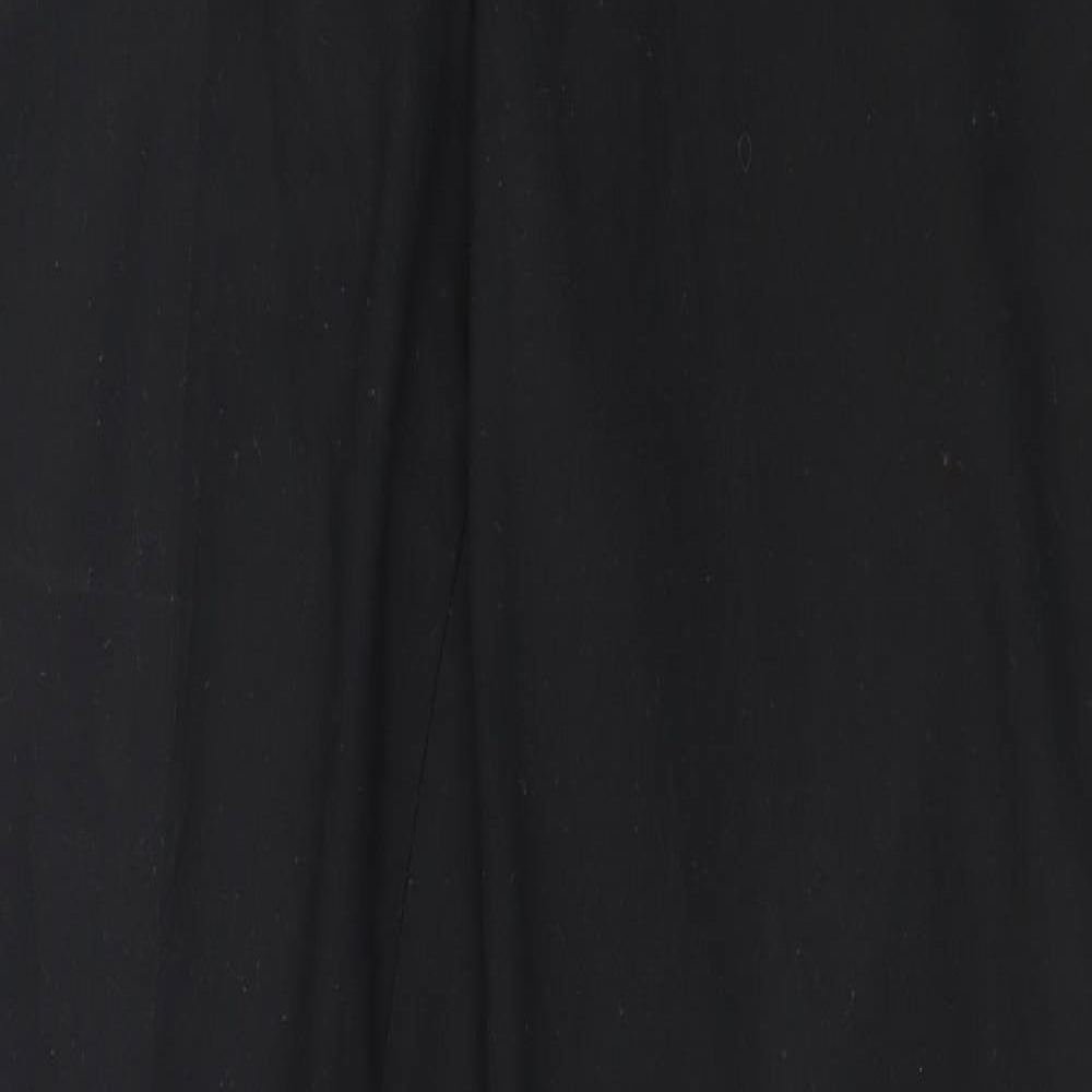 Womens UK Size 30 in H&M Regular Fit  Black Trousers