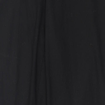 Womens UK Size 30 in H&M Regular Fit  Black Trousers