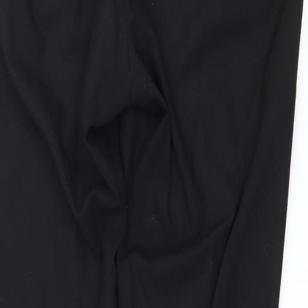 Womens UK Size 30 in H&M Regular Fit  Black Trousers