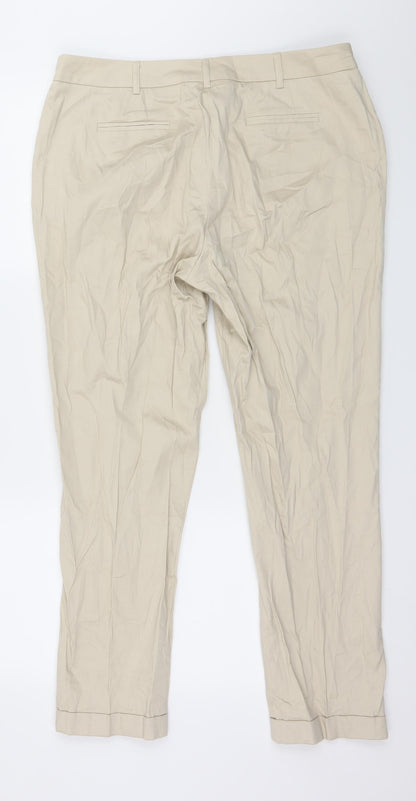 Gina Benotti Womens Beige   Trousers  Size 14 L28 in