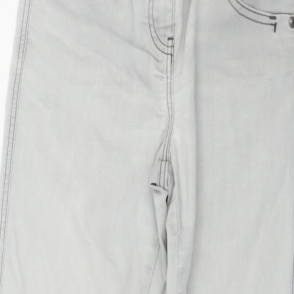Womens UK Size 10 Marks and Spencer Regular Fit Skinny Grey Jeans