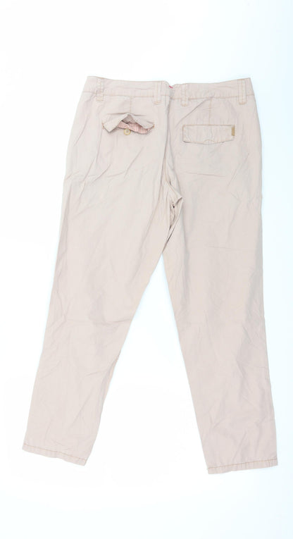 Espirit Womens Pink   Trousers  Size 10 L27 in