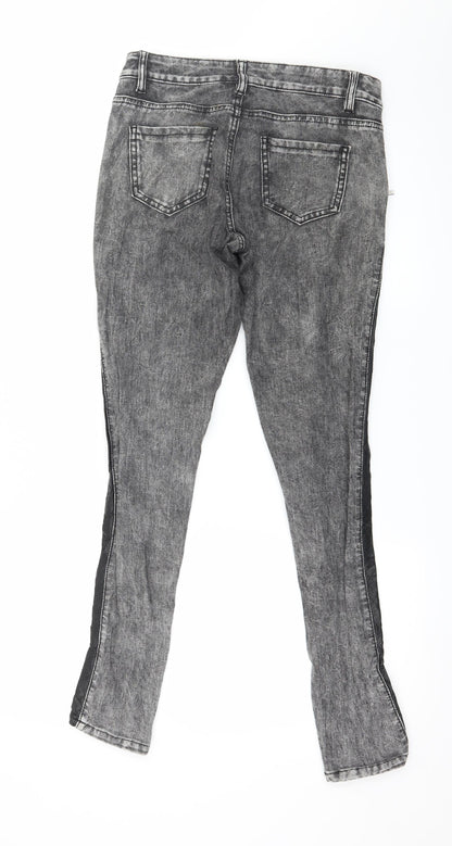 Blind Date Womens Grey  Denim Skinny Jeans Size S L29 in