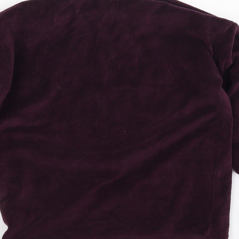 NEXT Girls Purple   Pullover Sweatshirt Size 6 Years  - Robot
