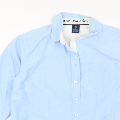 US Polo Assn. Mens Blue    Button-Up Size S