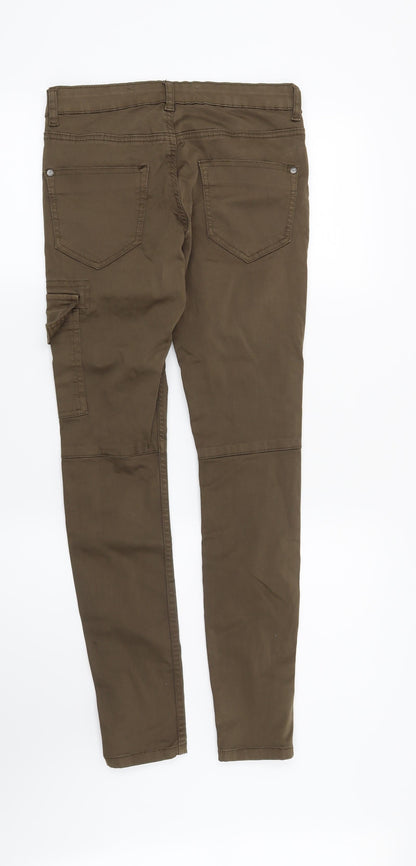 Denim CO Womens Green   Skinny Jeans  L28 in