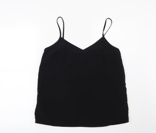 Womens UK Size 10 NEXT Black Basic Blouse