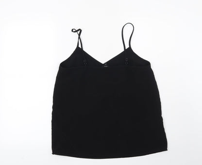 Womens UK Size 10 NEXT Black Basic Blouse