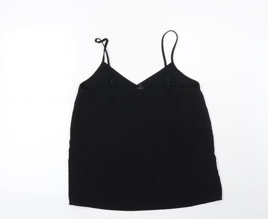 Womens UK Size 10 NEXT Black Basic Blouse