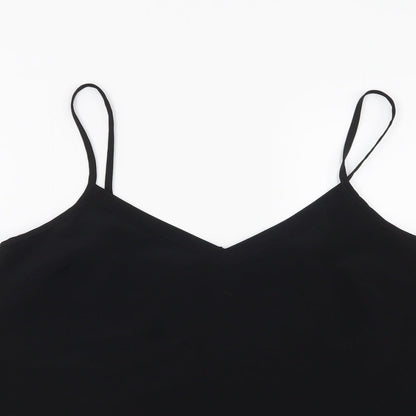Womens UK Size 10 NEXT Black Basic Blouse