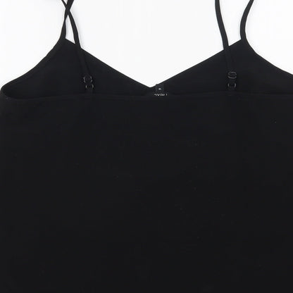 Womens UK Size 10 NEXT Black Basic Blouse
