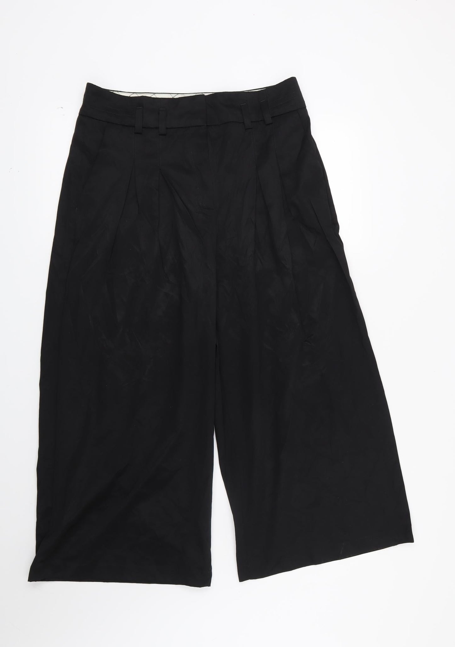 Womens UK Size 12 Marks and Spencer Regular Fit  Black Trousers