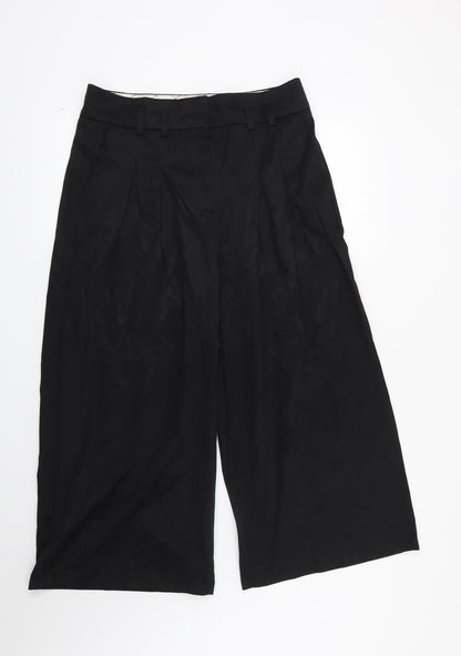 Womens UK Size 12 Marks and Spencer Regular Fit  Black Trousers