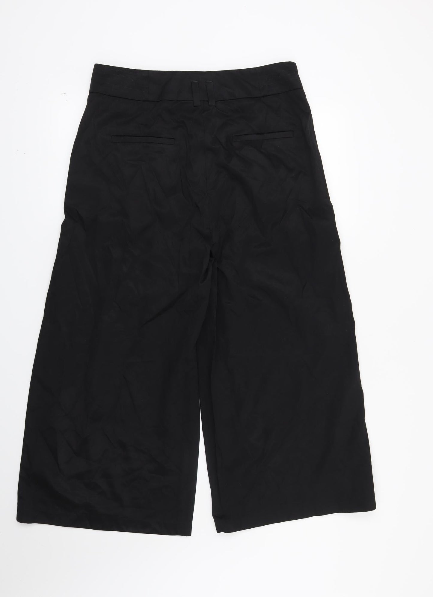 Womens UK Size 12 Marks and Spencer Regular Fit  Black Trousers