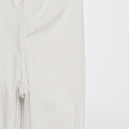 New Look Womens White  Denim Skinny Jeans Size 10 L23 in