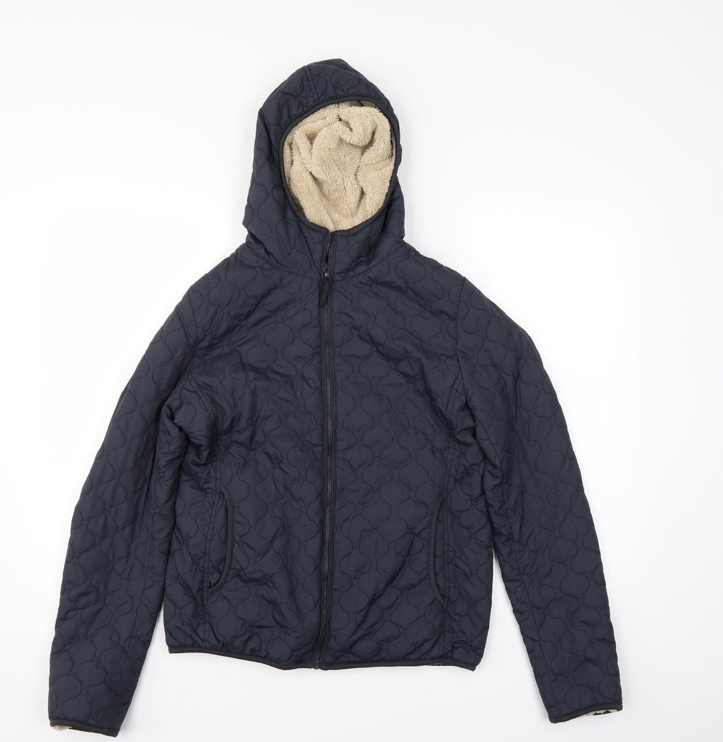 UNI QLO Womens Blue   Quilted Jacket