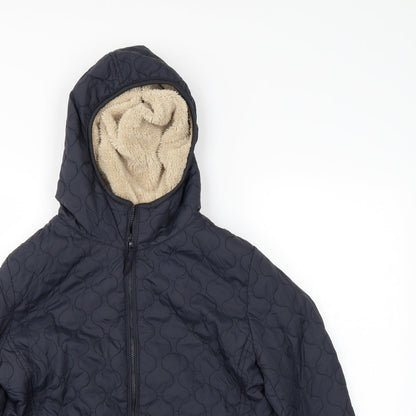 UNI QLO Womens Blue   Quilted Jacket