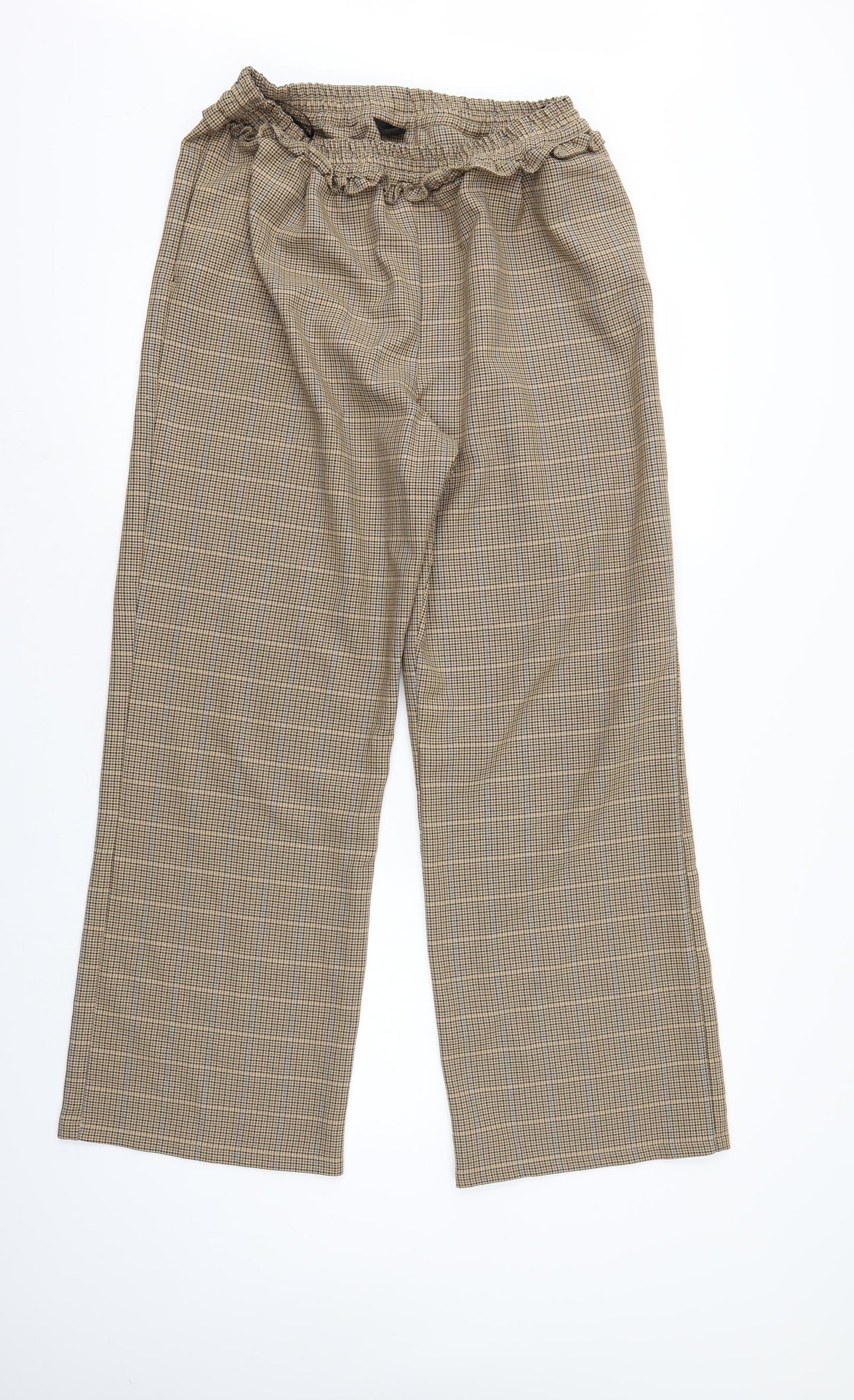 Womens UK Size 16 Top Shop Regular Fit  Brown Trousers