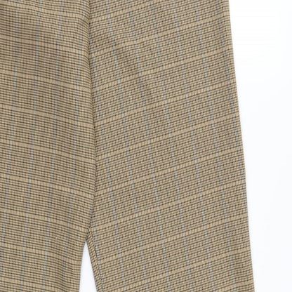 Womens UK Size 16 Top Shop Regular Fit  Brown Trousers