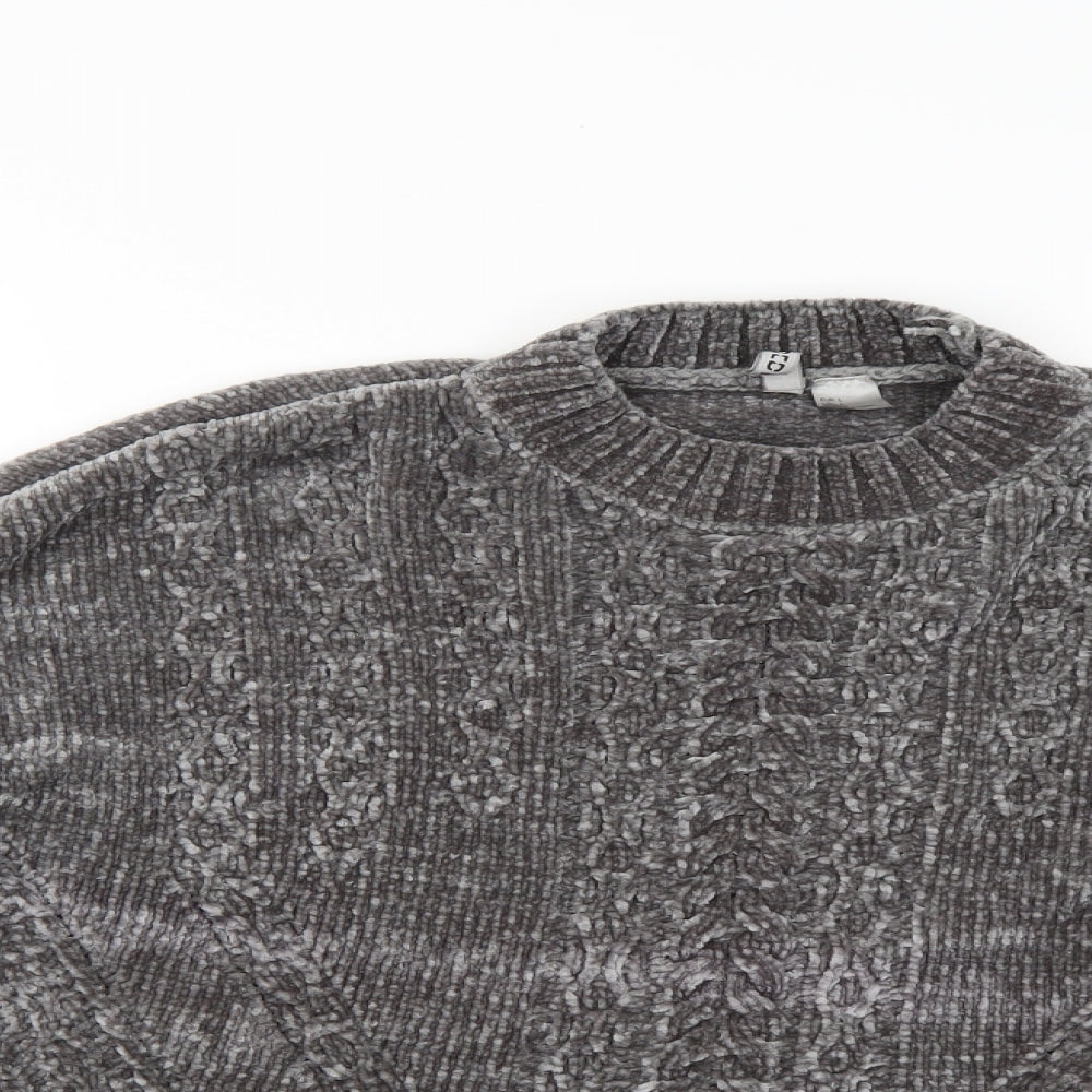 Divided Womens Grey   Pullover Jumper Size L