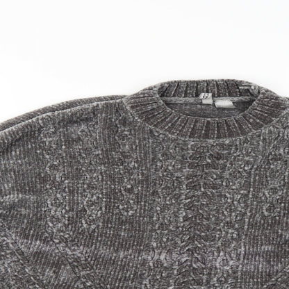 Divided Womens Grey   Pullover Jumper Size L