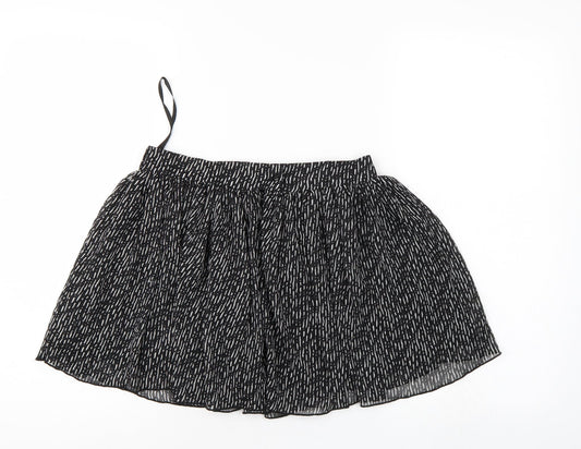 Atmosphere Womens Black Striped  Flare Skirt Size 8