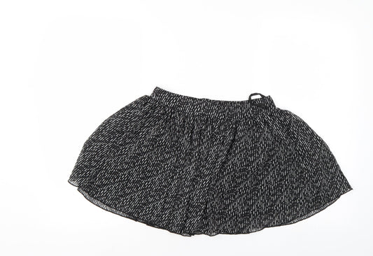 Atmosphere Womens Black Striped  Flare Skirt Size 8