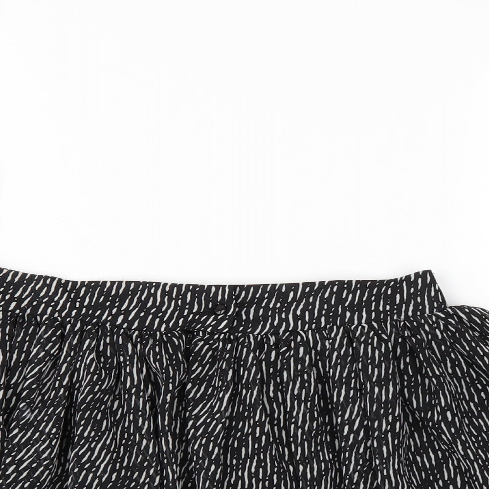 Atmosphere Womens Black Striped  Flare Skirt Size 8