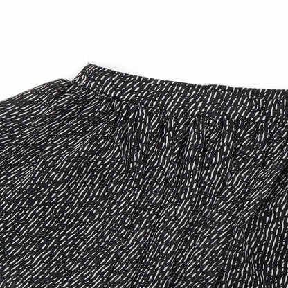 Atmosphere Womens Black Striped  Flare Skirt Size 8