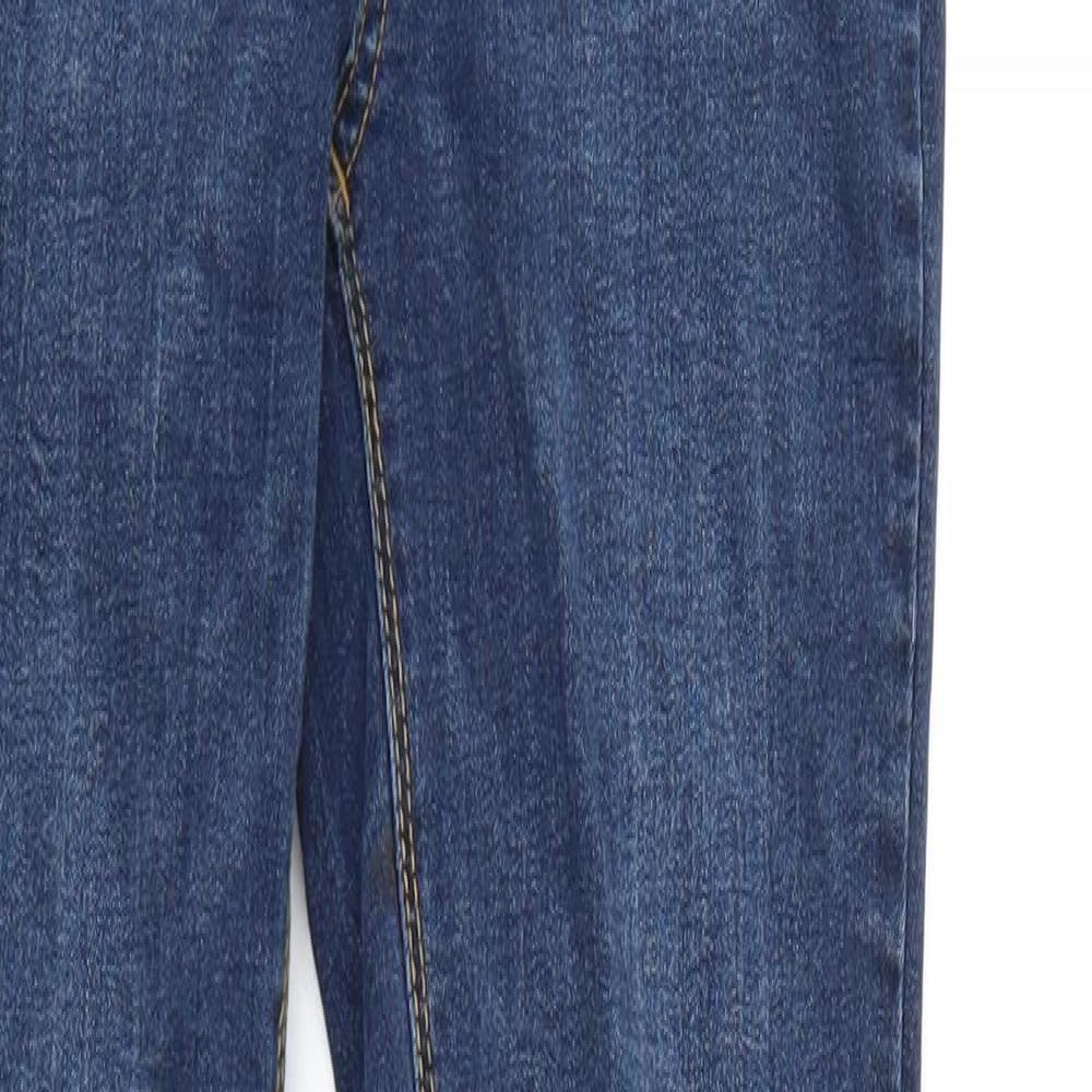 Denim & Co. Womens Blue  Denim Skinny Jeans Size 8 L28 in - Elastic Waist