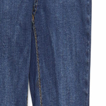Denim & Co. Womens Blue  Denim Skinny Jeans Size 8 L28 in - Elastic Waist