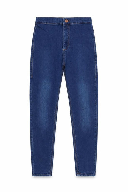 Topshop Womens Blue  Denim Skinny Jeans Size 28 L30 in
