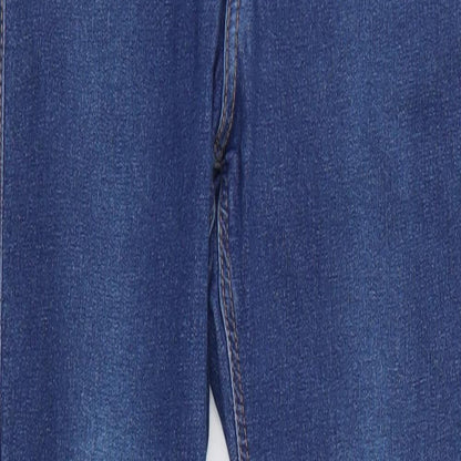 Mens UK Size 28 Top Shop Regular Fit Skinny Blue Jeans